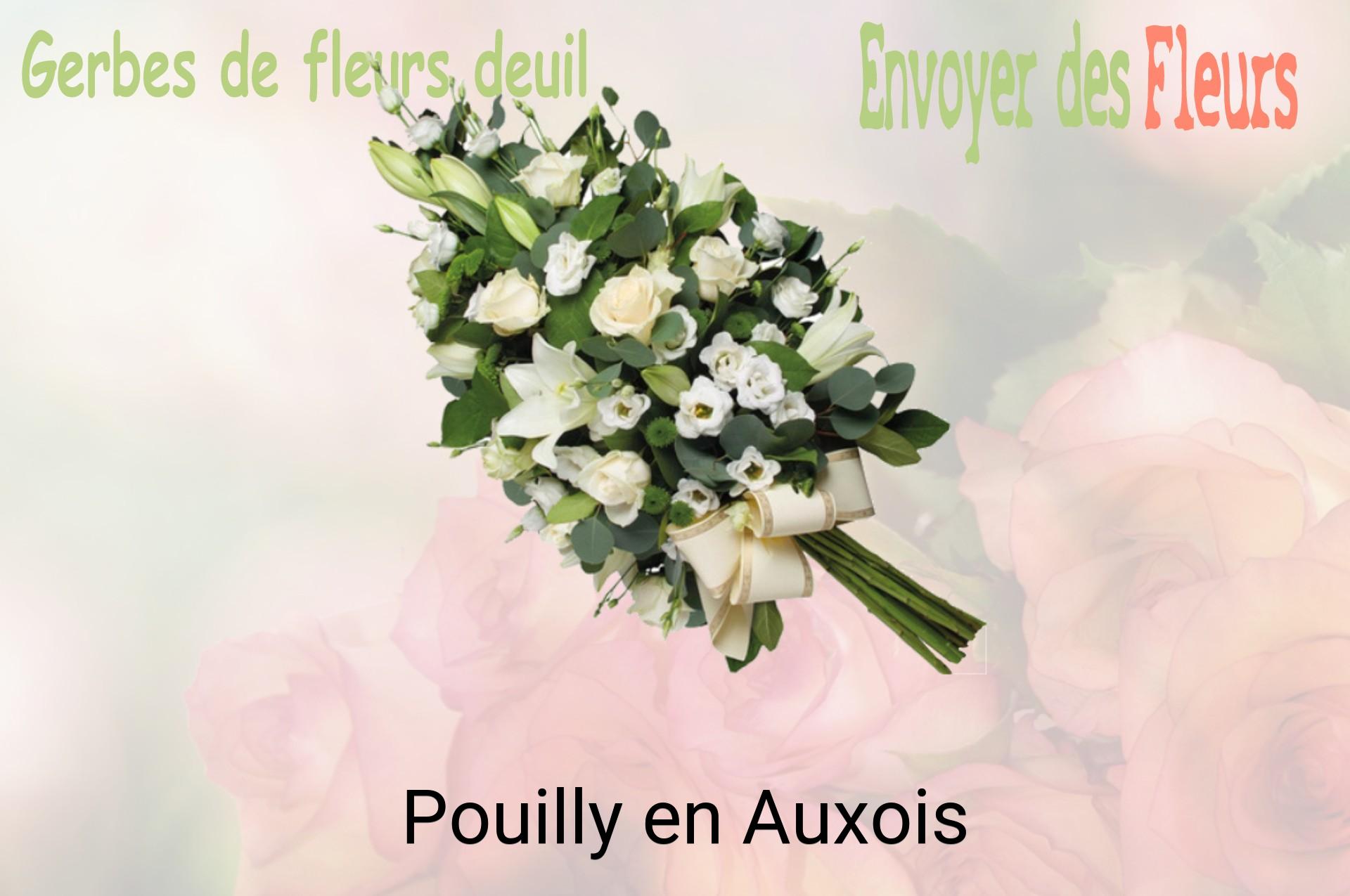 Gerbe de fleurs de deuil livrée à Pouilly-en-Auxois